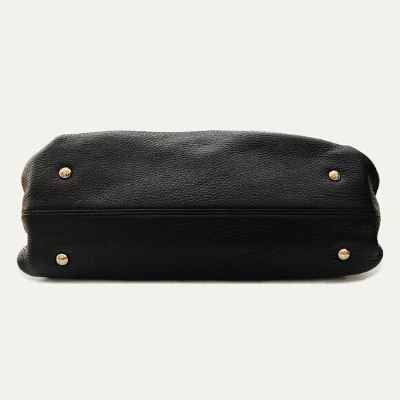 Salvatore Ferragamo Sofia Black Leather Satchel - Picture 9 of 12